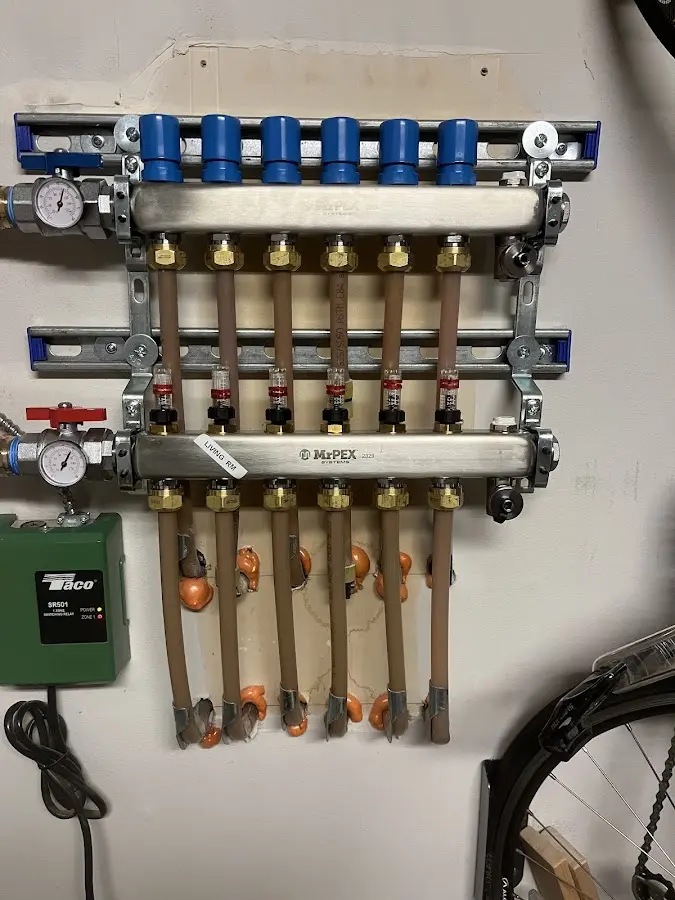 Plumber performing Gas Leak Detection at a residential property in Chula Vista